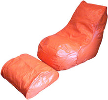 Load image into Gallery viewer, Boscoman - Adult Vinyl Beanbag Lounger w/footrest Chair - (Mix Colors)