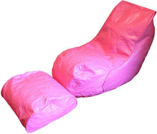 Load image into Gallery viewer, Boscoman - Adult Vinyl Beanbag Lounger w/footrest Chair - (Mix Colors)
