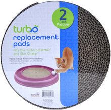 Load image into Gallery viewer, Bergan Turbo Scratcher Replacement Pad For Star Chaser Cat Toy, 2-Pk. - Quantity 4
