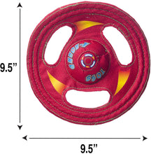 Load image into Gallery viewer, Hartz Tuff Stuff Toss Around Plush Frisbee Flyer Dog Toy - Medium/Large
