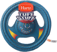 Load image into Gallery viewer, Hartz Tuff Stuff Toss Around Plush Frisbee Flyer Dog Toy - Medium/Large

