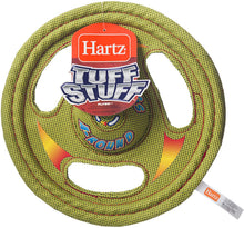 Load image into Gallery viewer, Hartz Tuff Stuff Toss Around Plush Frisbee Flyer Dog Toy - Medium/Large
