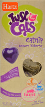 Load image into Gallery viewer, Hartz Catnip Leaves 'n Herbs with Heart Ball Cat Toy (2 Pack)
